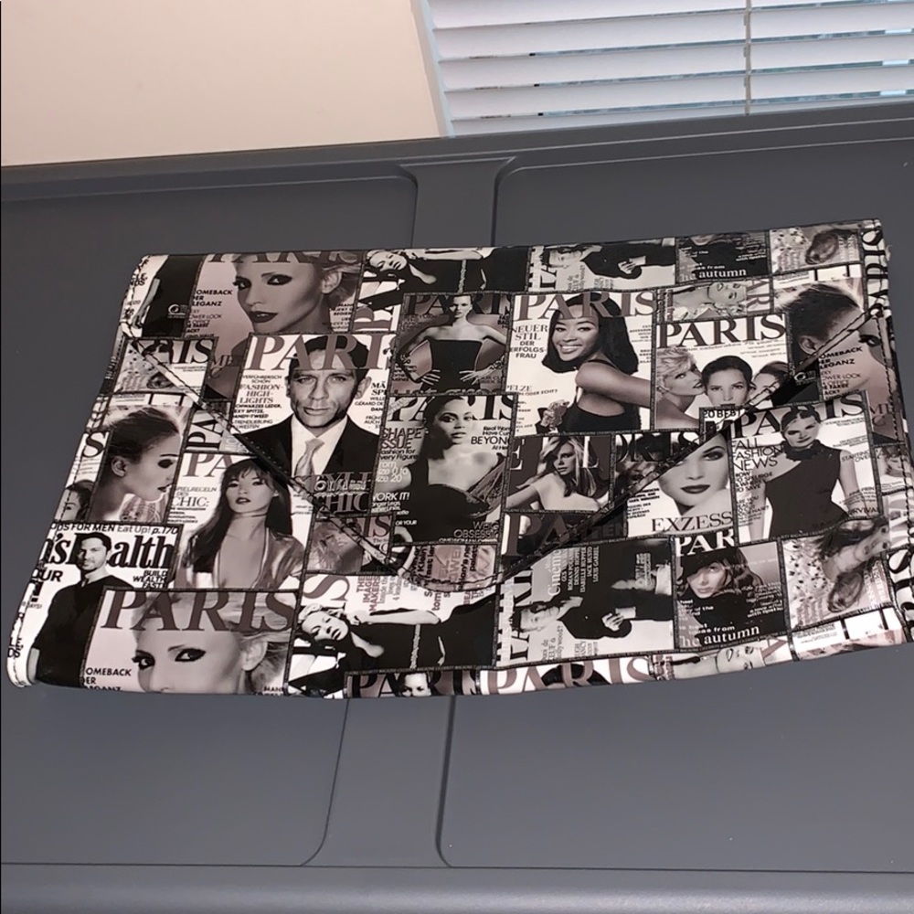 Magazine cover clutch- vintage
